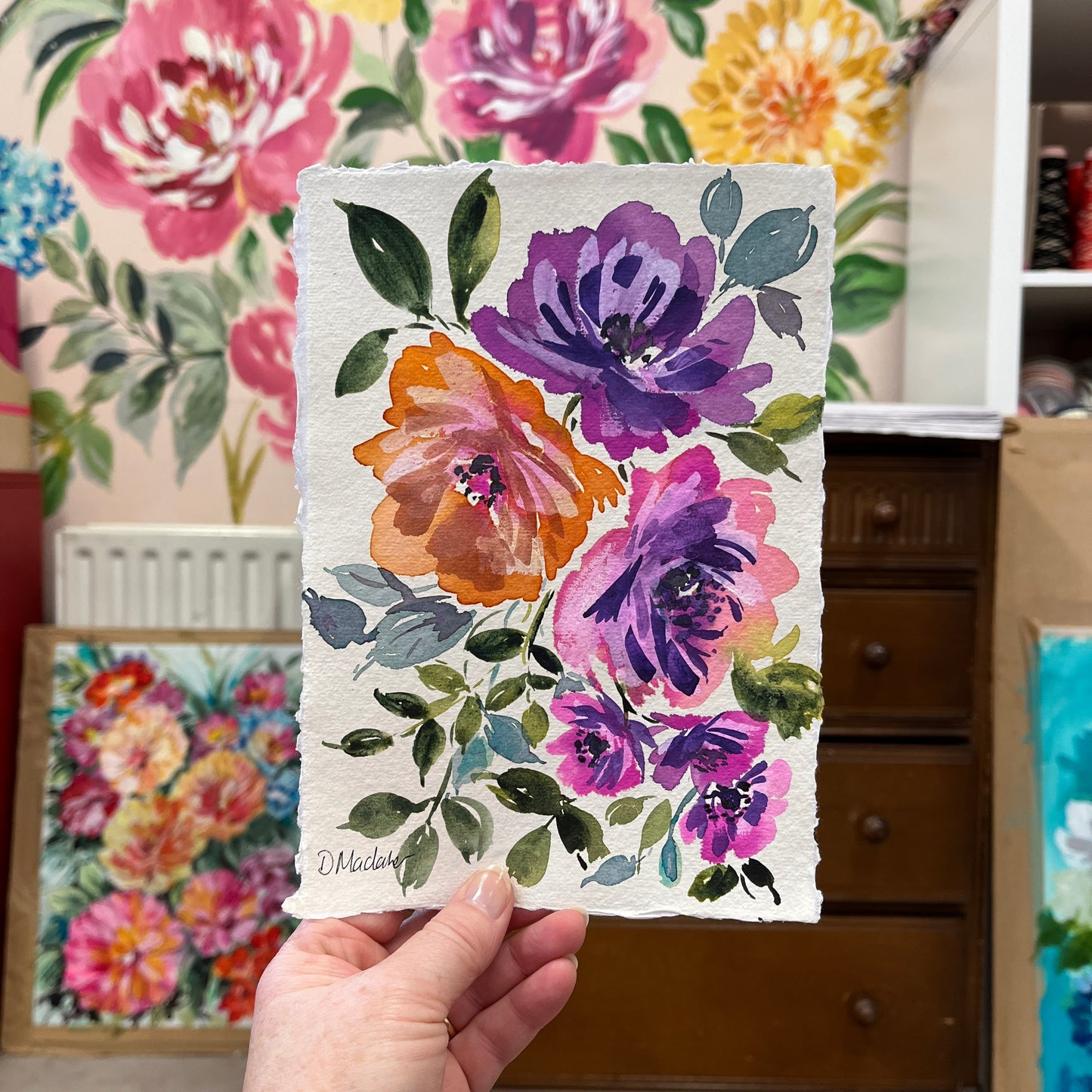 NEW** Floral original painting 2318