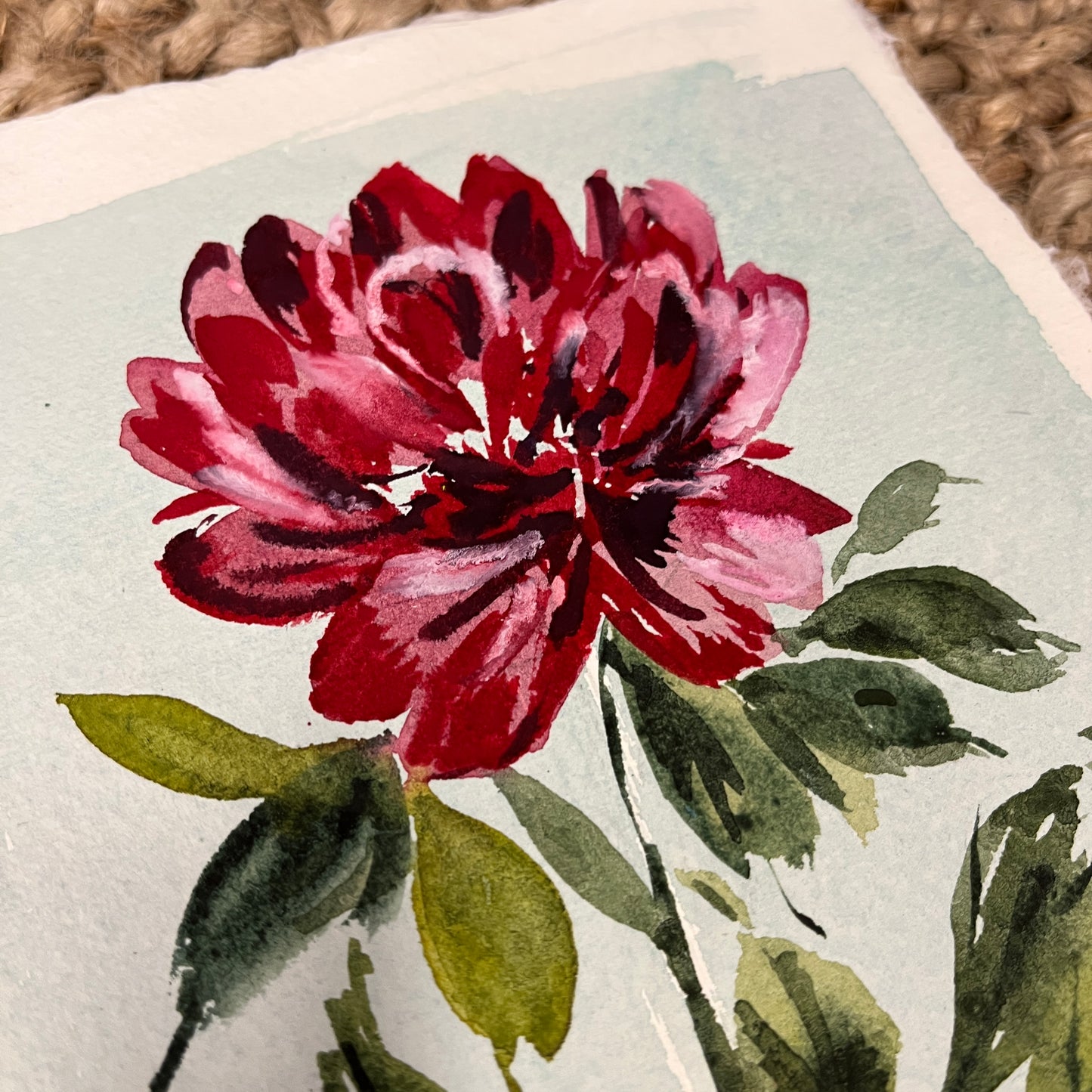 NEW** Single Dahlia original painting 2317