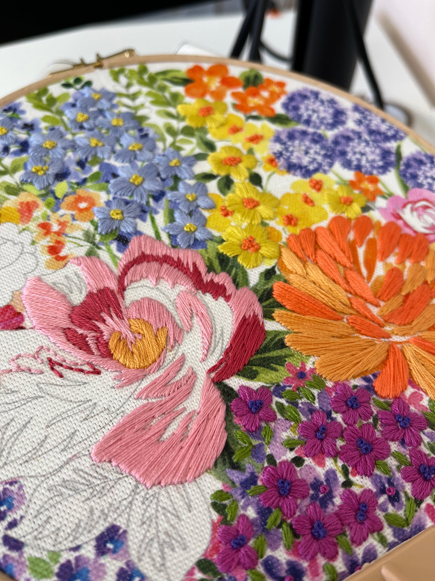 Chelsea Flower show Embroidery kit.