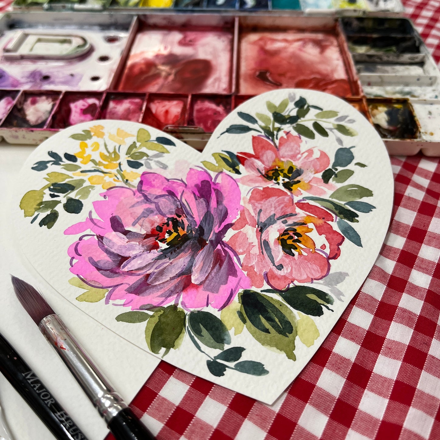 painted heart Val2408