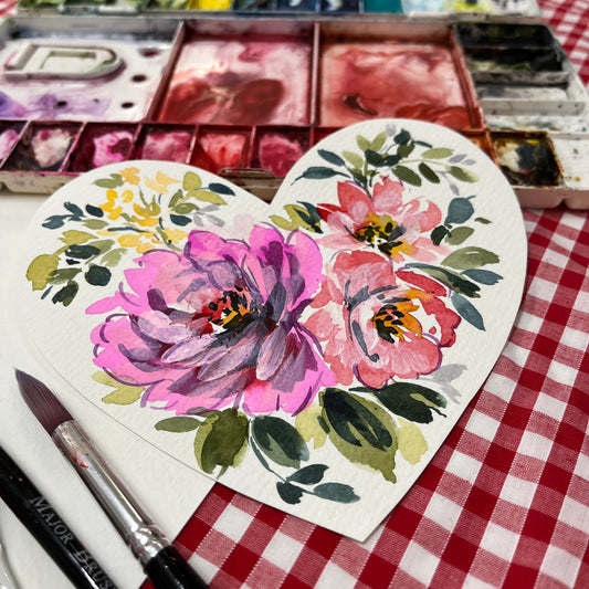 painted heart Val2408