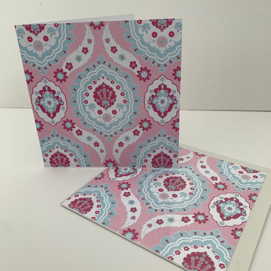 Decorative pattern greeting card
