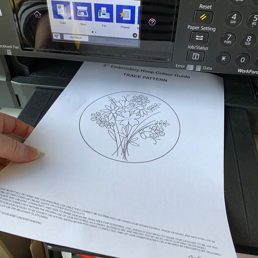 PDF 5 inch Petite Posy Hoop From the Petite Bouquet collection.