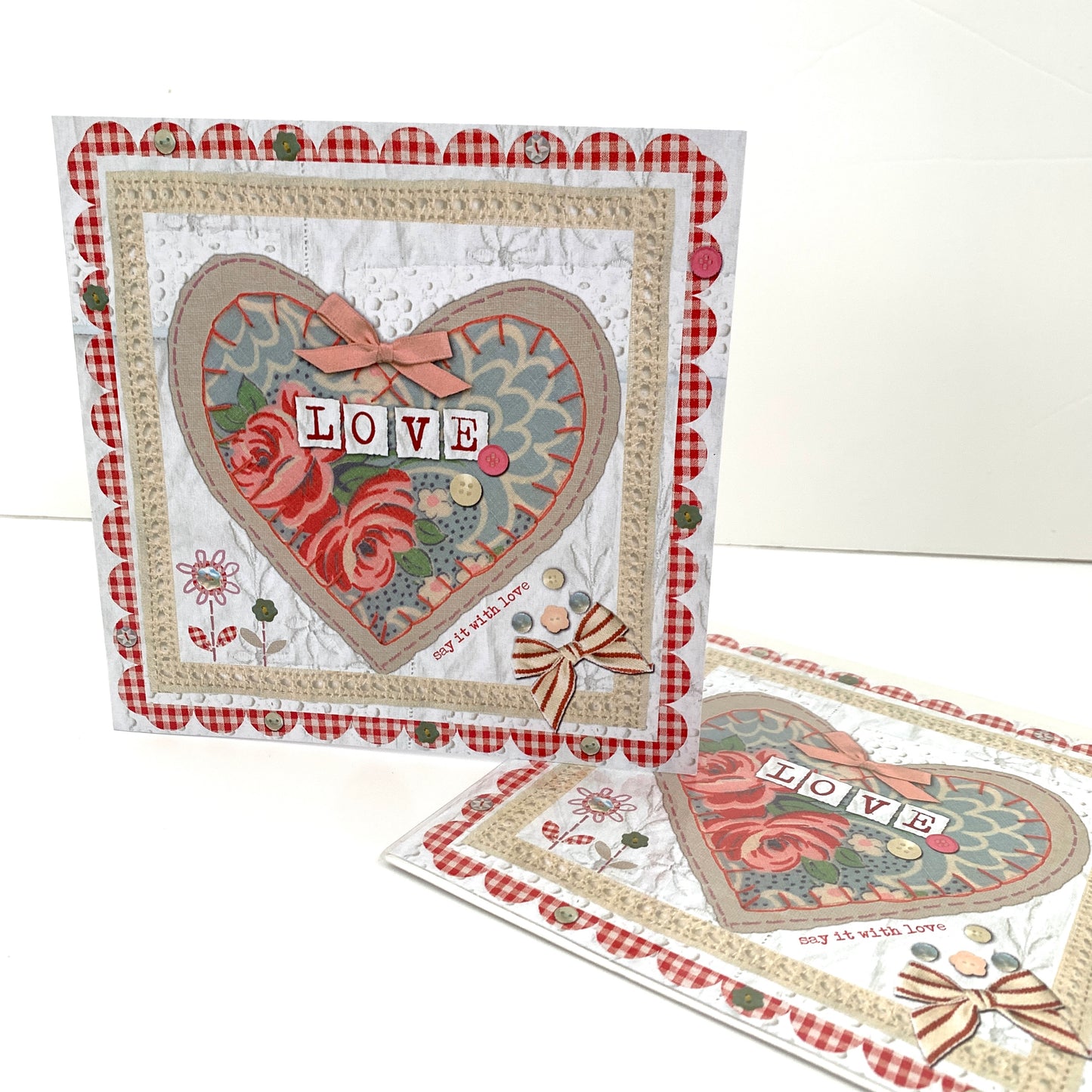 Love heart Greeting card