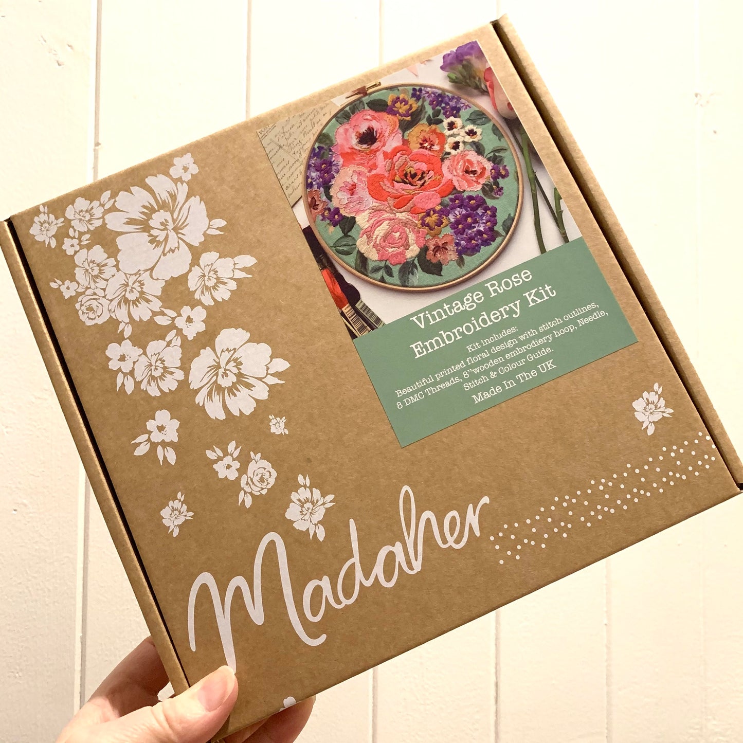 Vintage Rose embroidery kit