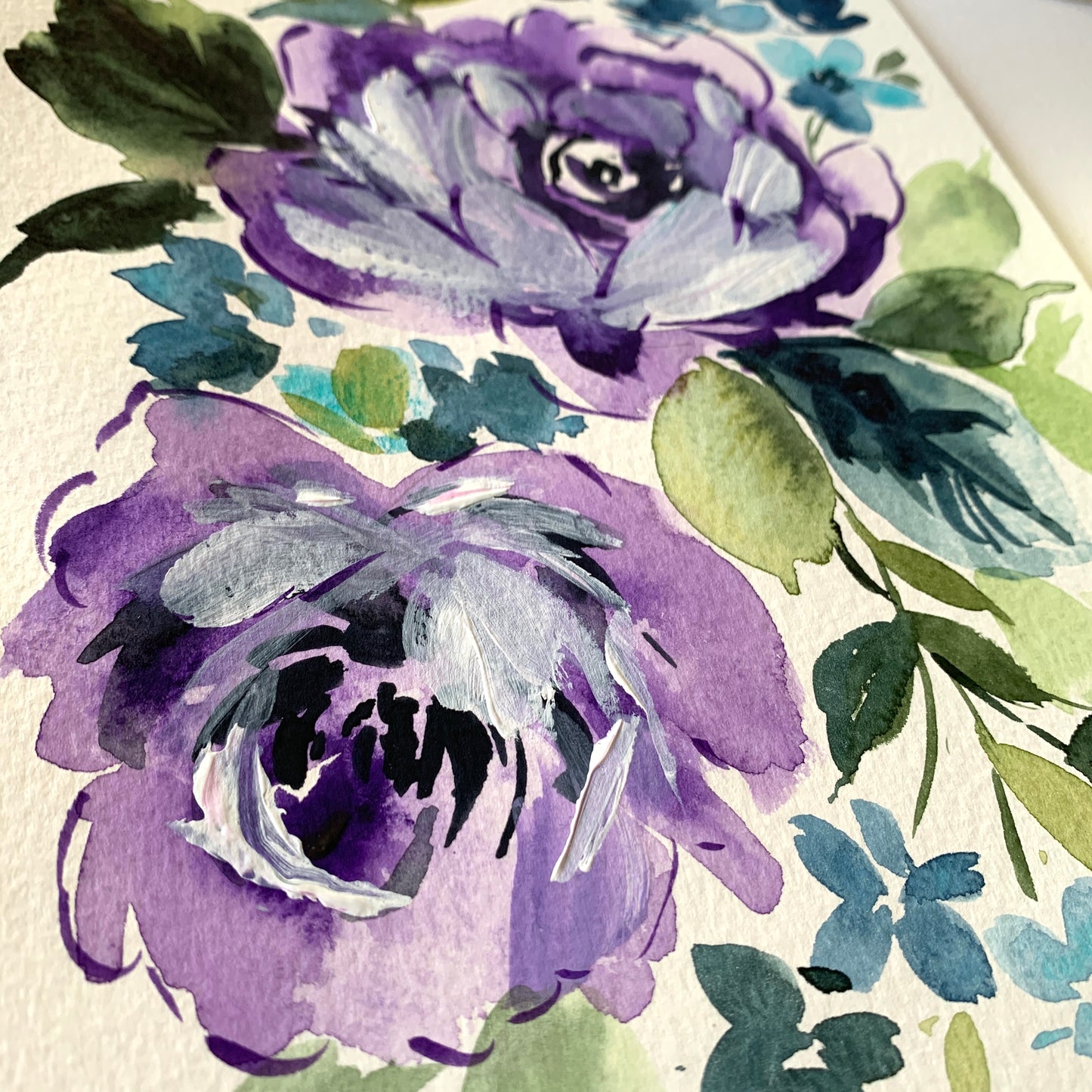 Original floral painting DM101