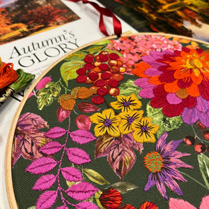 Autumn Glory embroidery kit.
