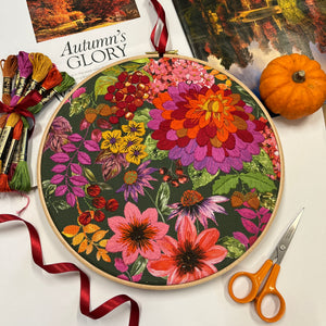 Autumn Glory embroidery kit.