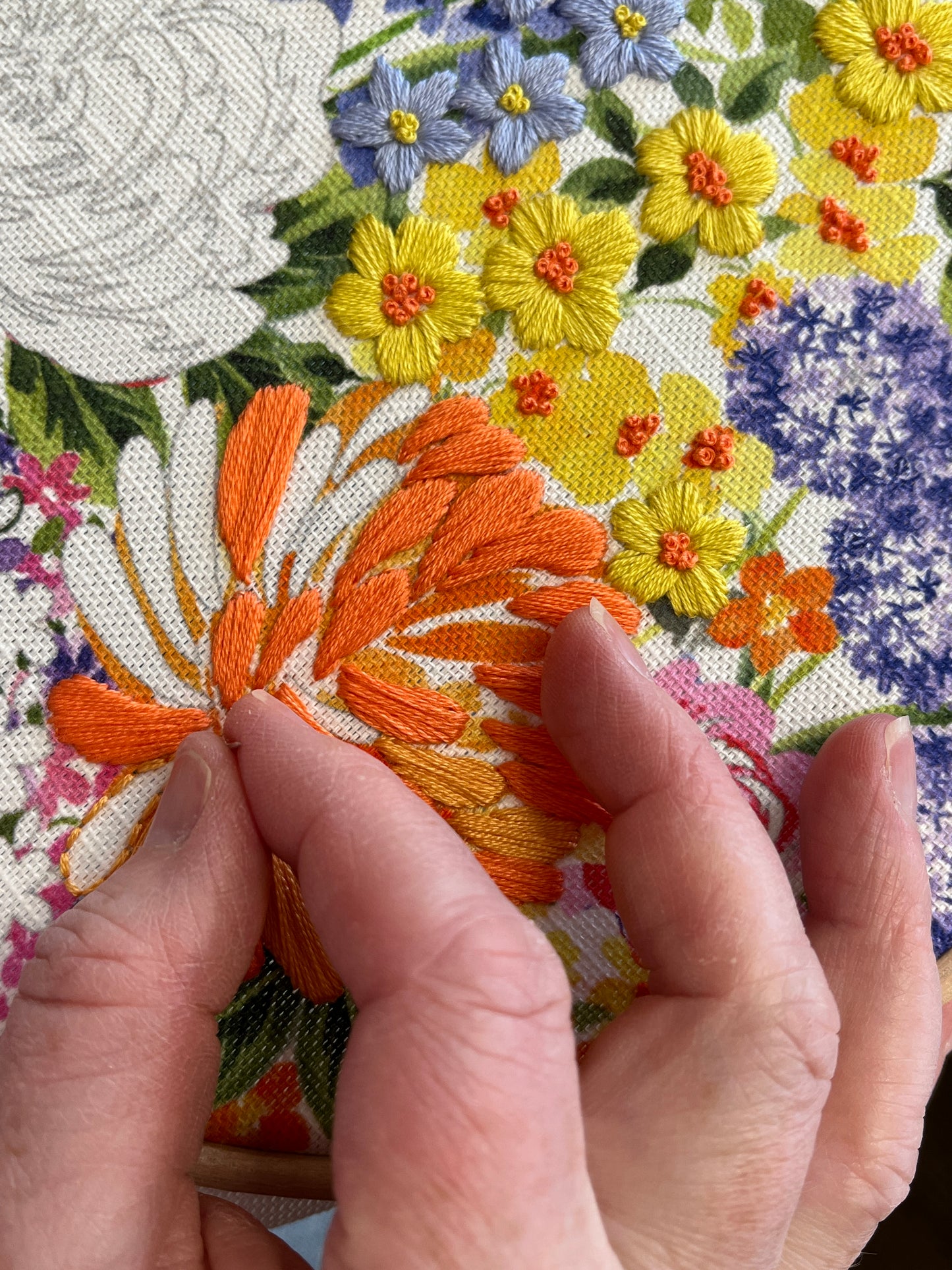 Chelsea Flower show Embroidery kit.