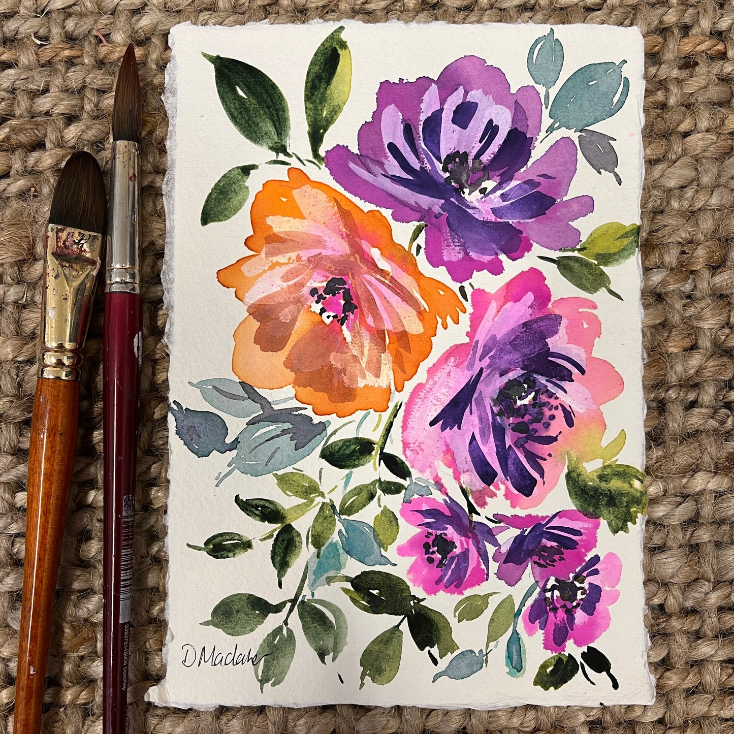 NEW** Floral original painting 2318