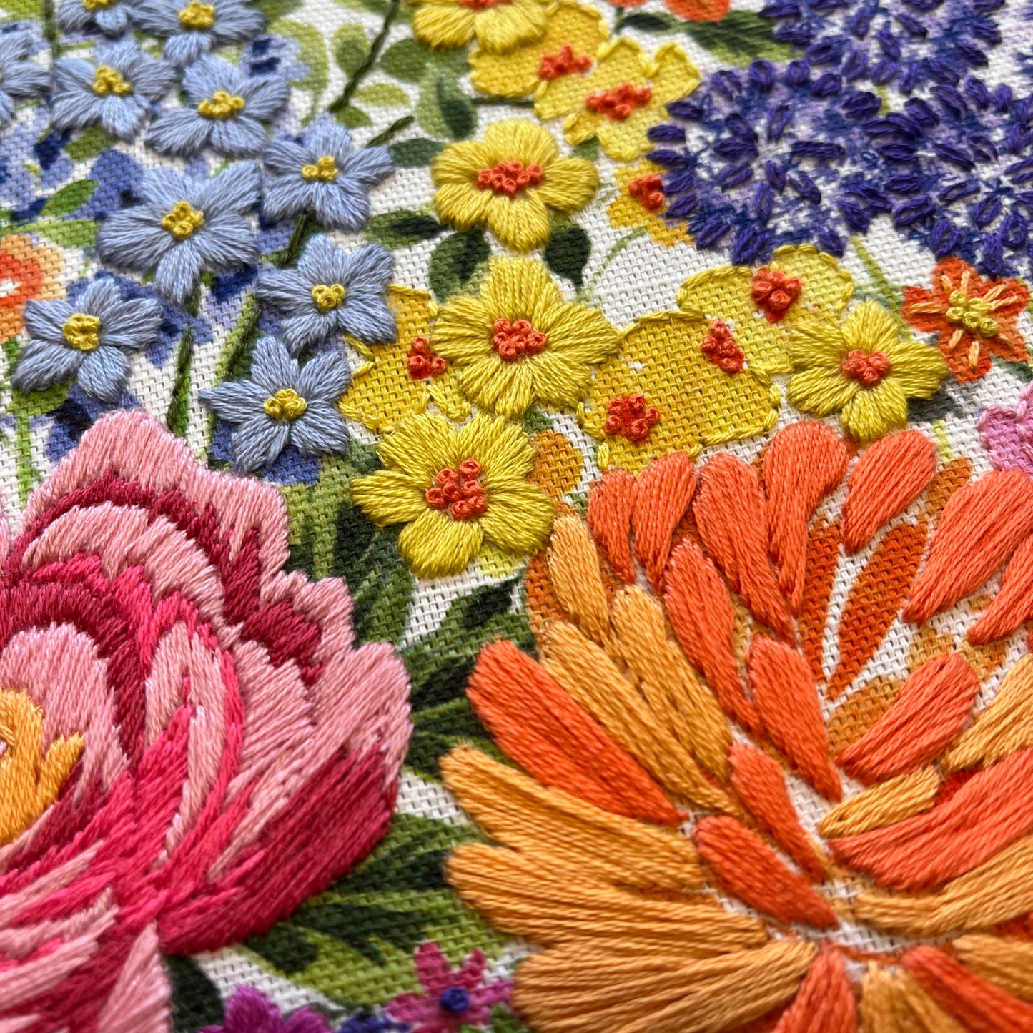 Chelsea Flower show Embroidery kit.
