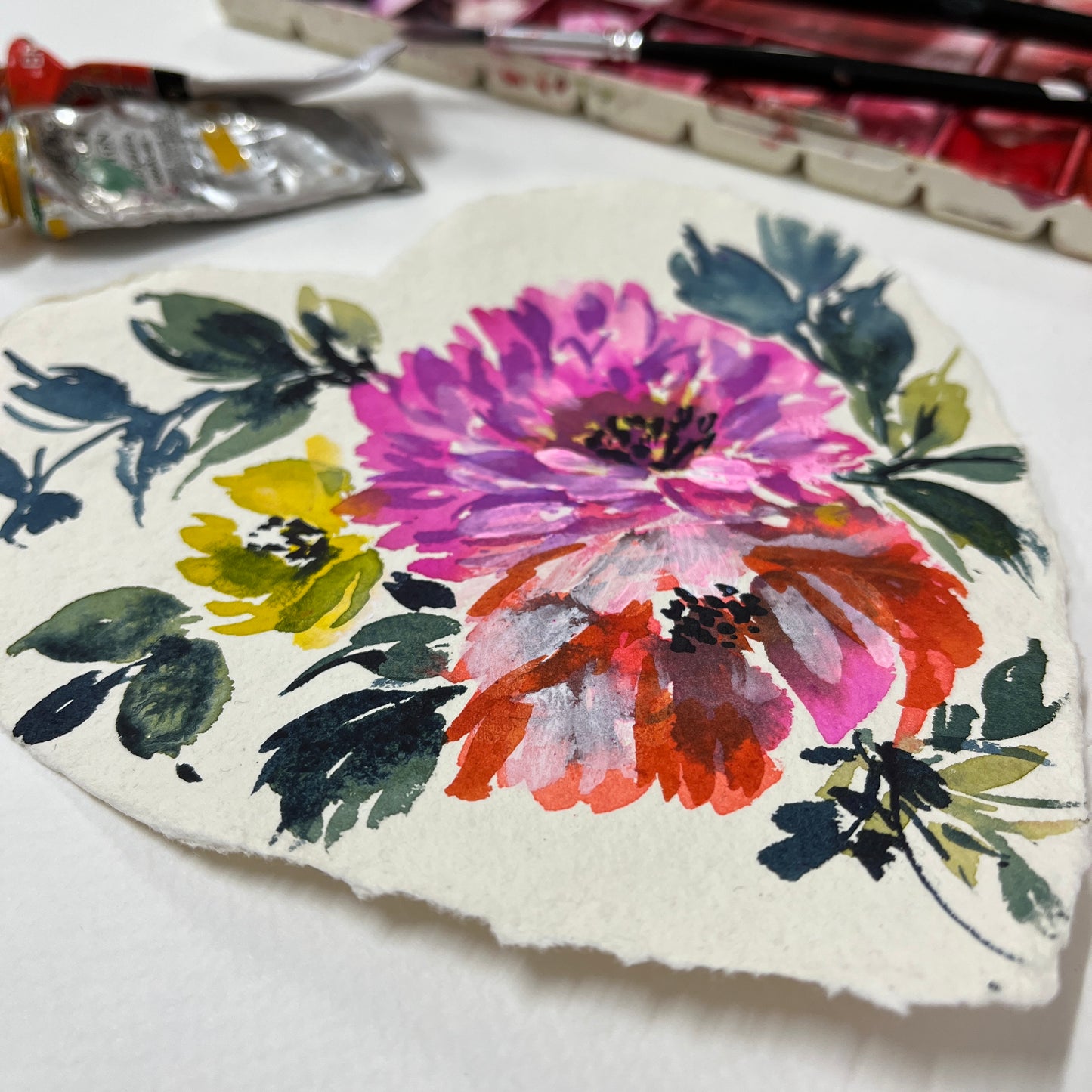 Painted heart Val2401