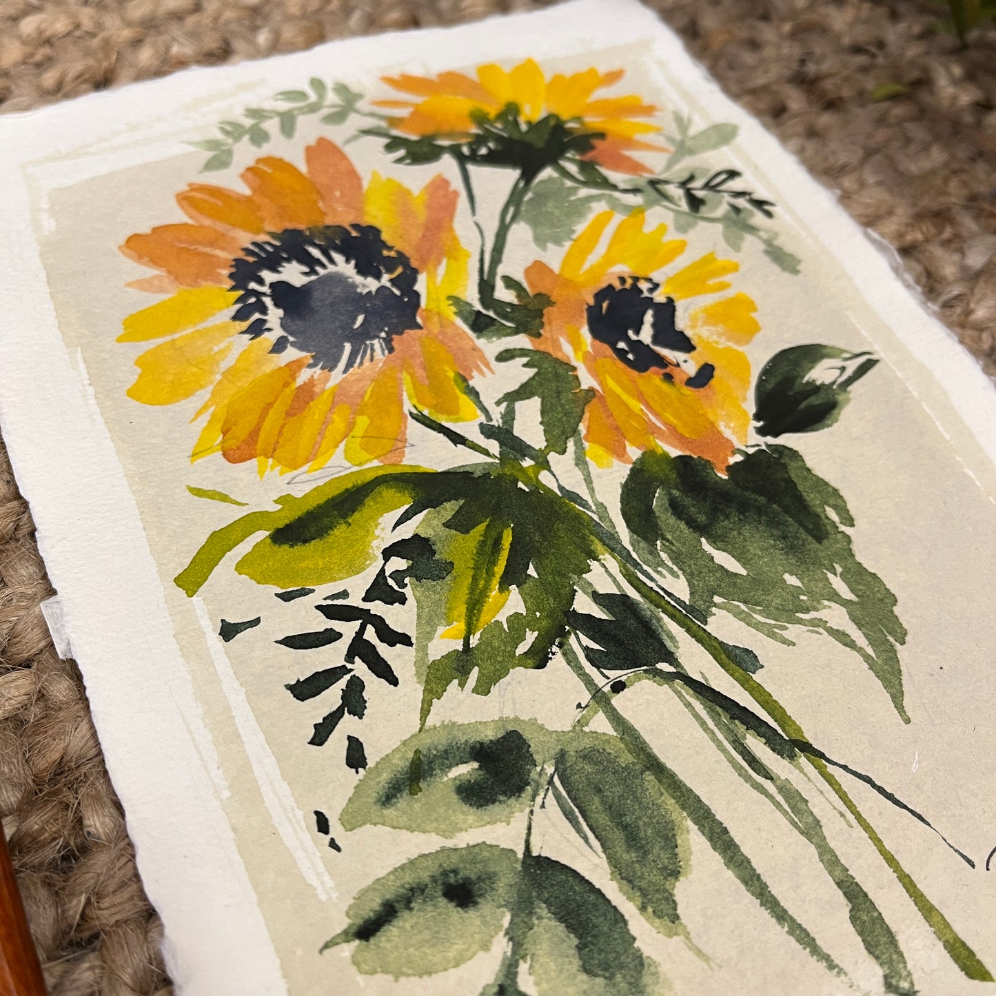 NEW** original Painted sunflowers 2316