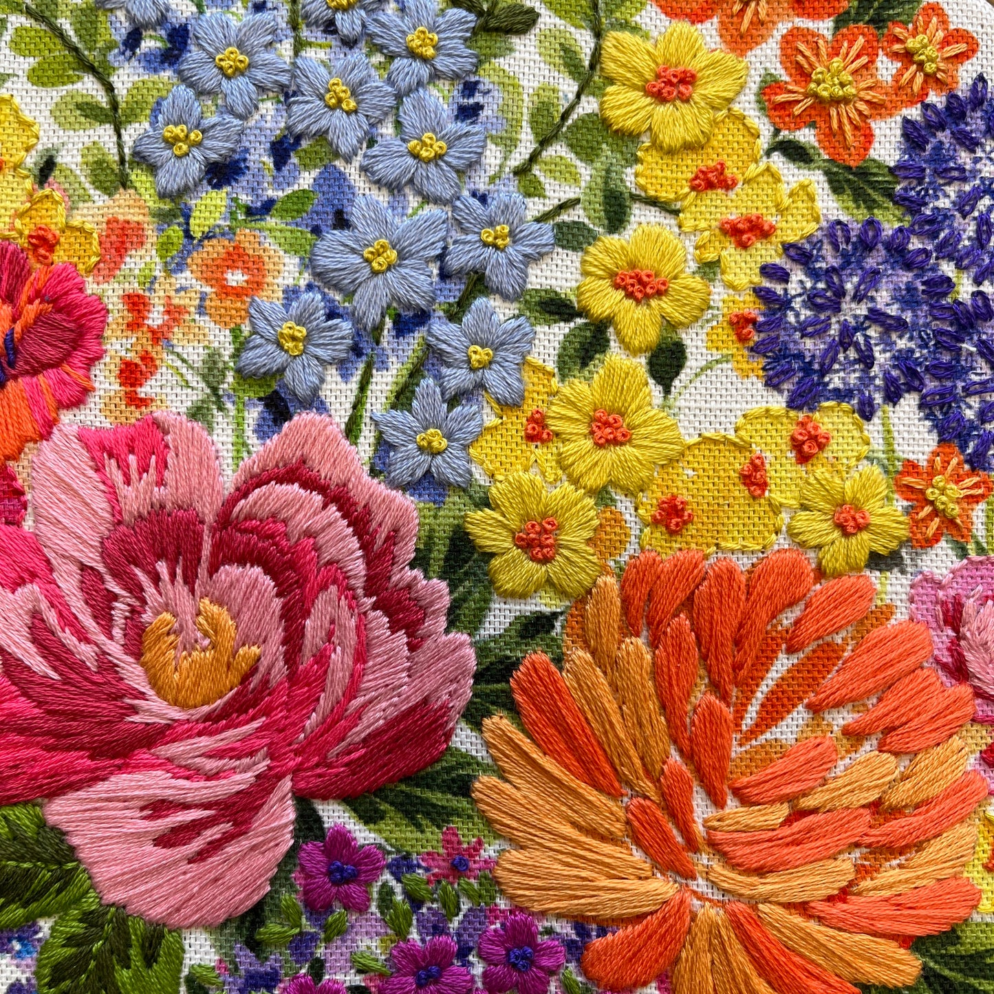 Chelsea Flower show Embroidery kit.