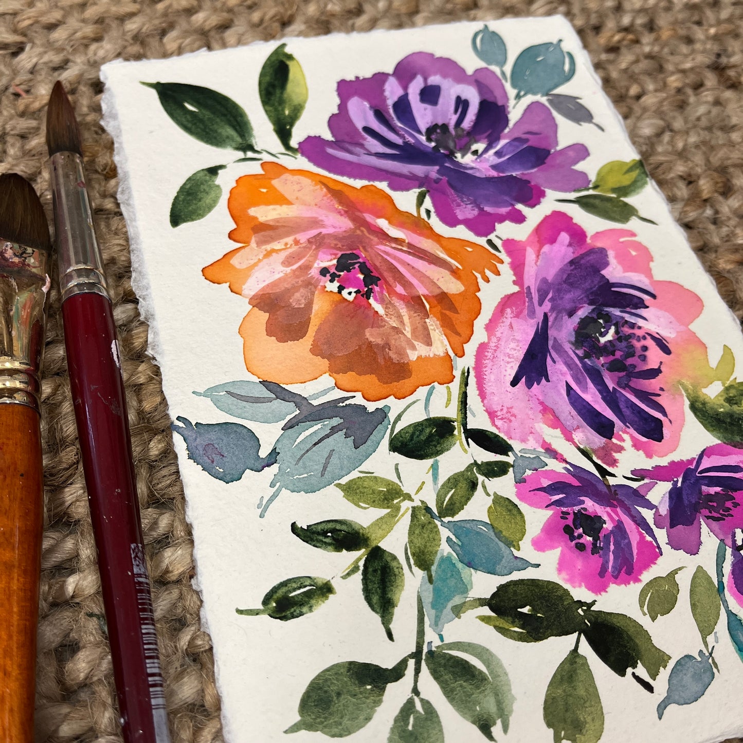 NEW** Floral original painting 2318