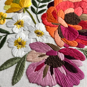 NEW** Artist Bloom PDF Embroidery/ Appliqué pattern.