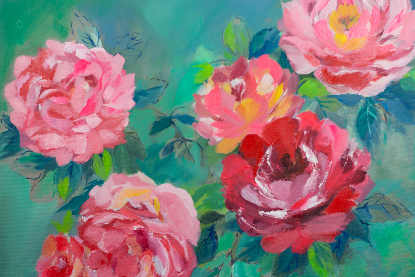 Roses in Emerald