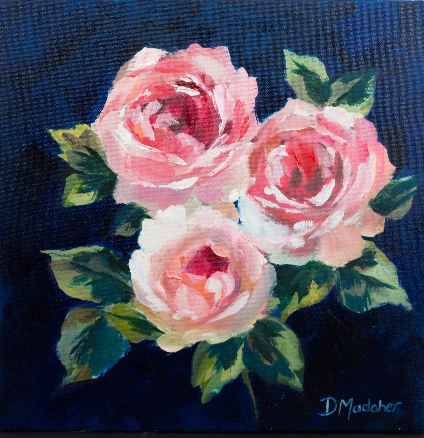 Roses in Indigo