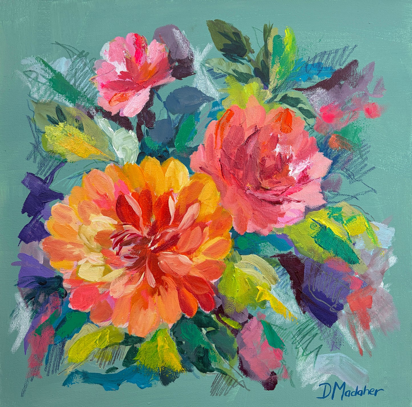 Orange Dahlia