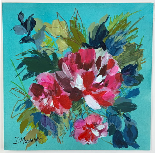Floral painting 2 on Paper