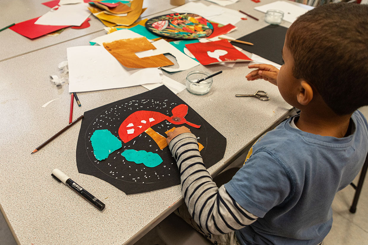 KIDS** Saturday 21st September 1:30-3pm. Kids Autumn Foliage Collage Masterpiece