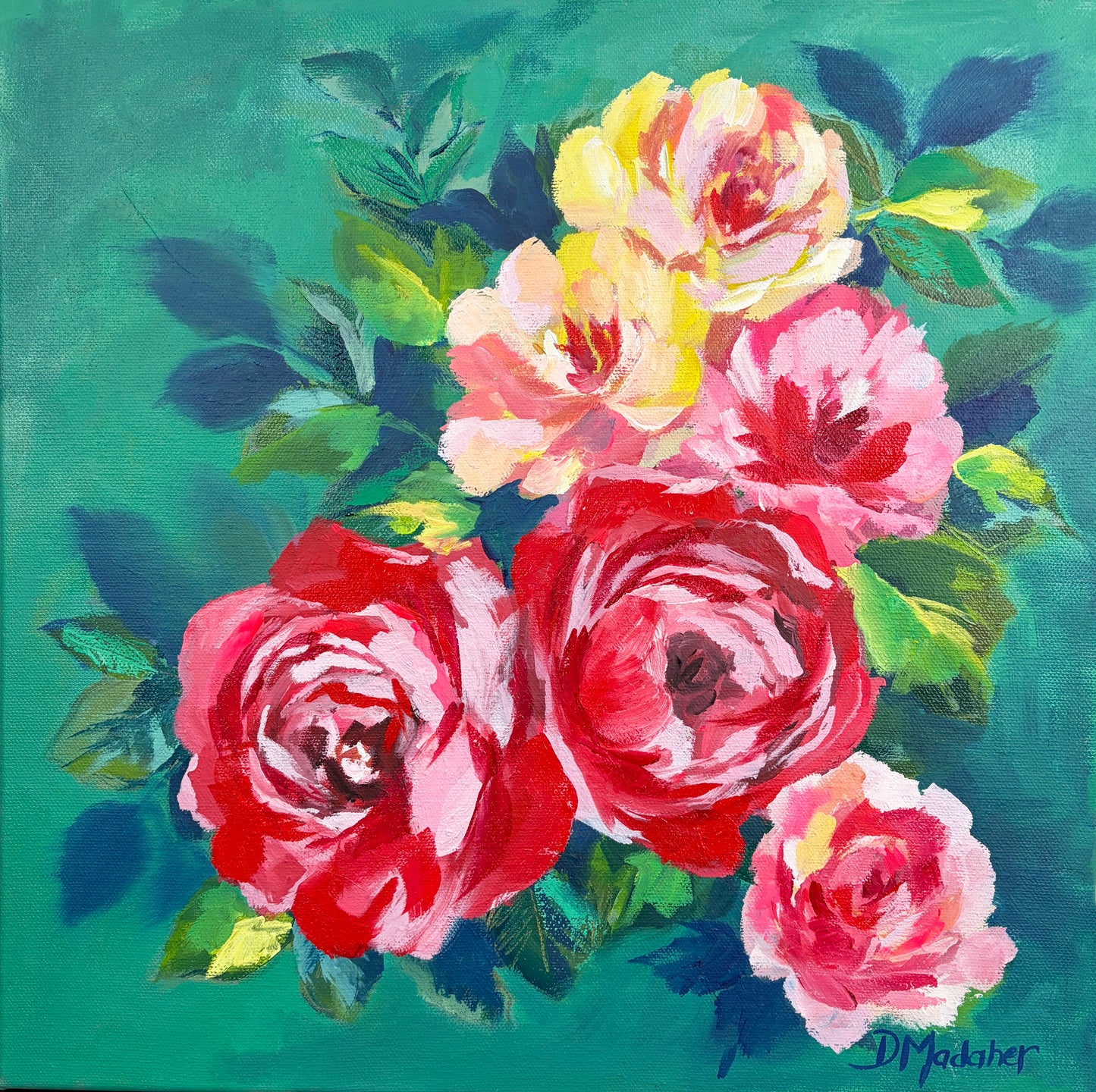 Red and Yellow Roses