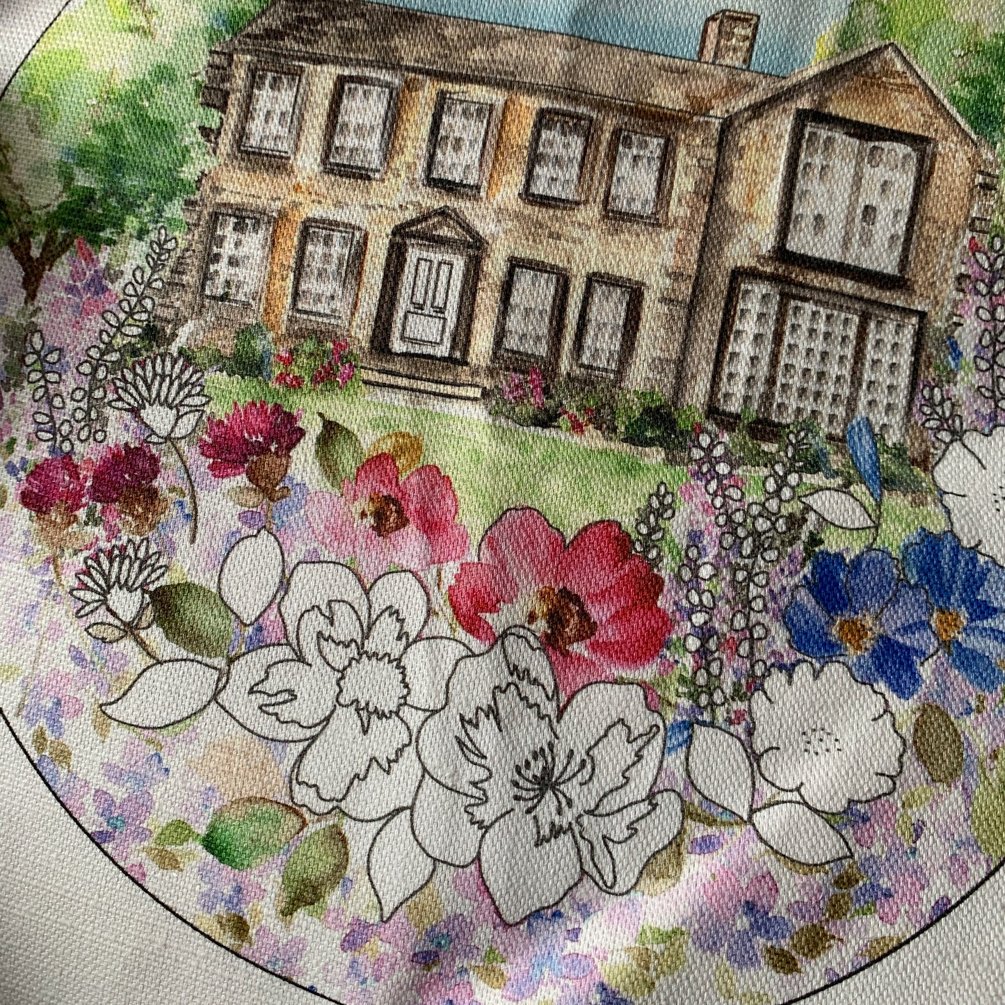 PRE ORDER**  Brontë embroidery panel