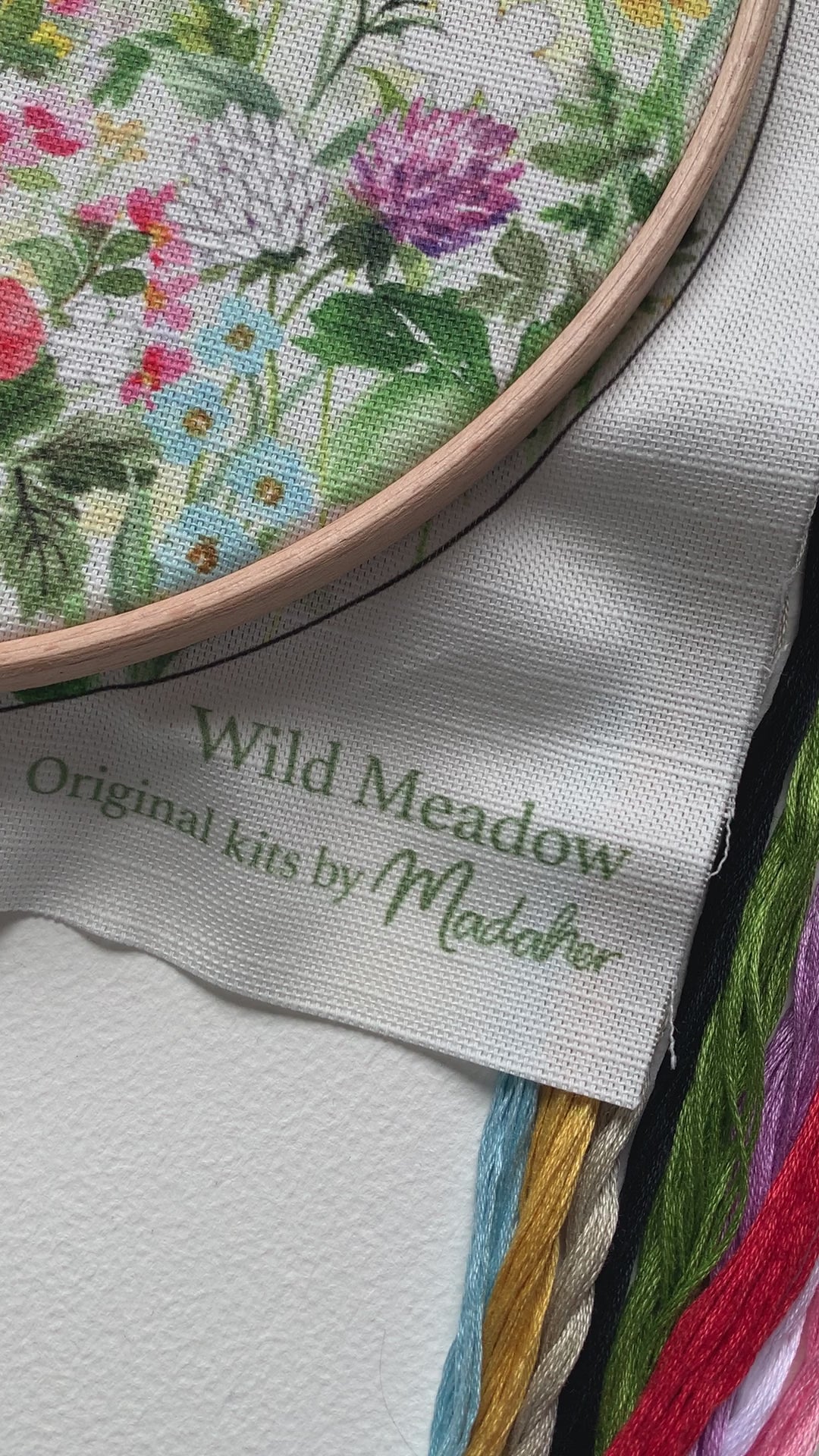 PRE-ORDER Wild Meadow embroidery kit.