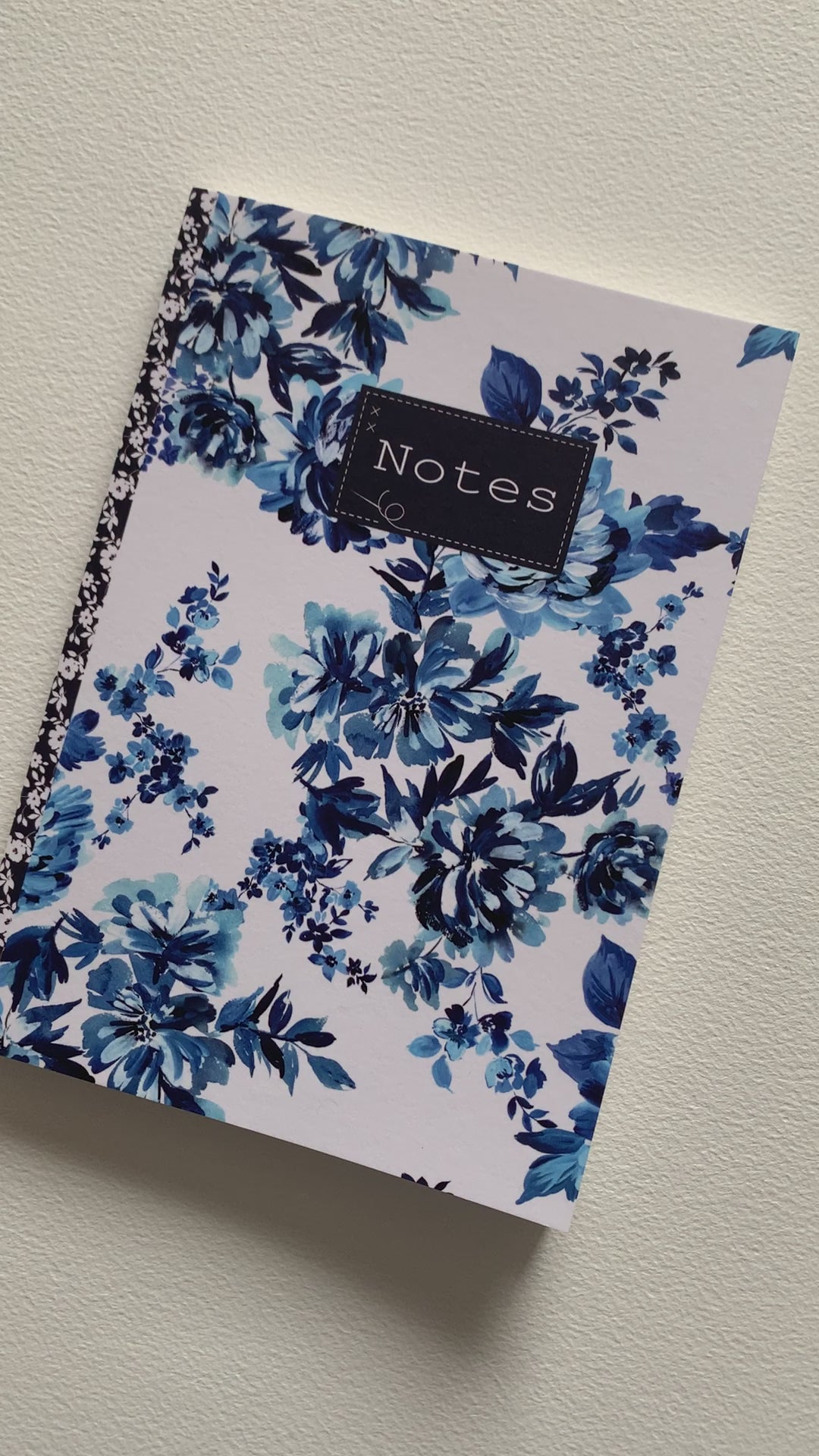 Indigo blue notebook