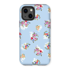 SKY BLUE FLORAL PRINT  Phone Case