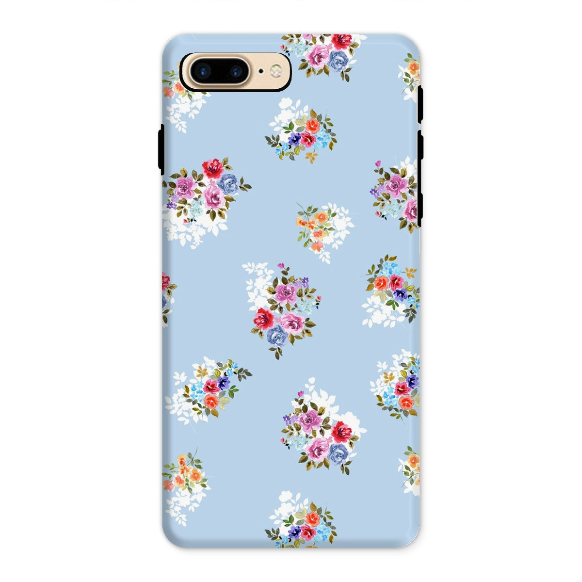 SKY BLUE FLORAL PRINT  Phone Case