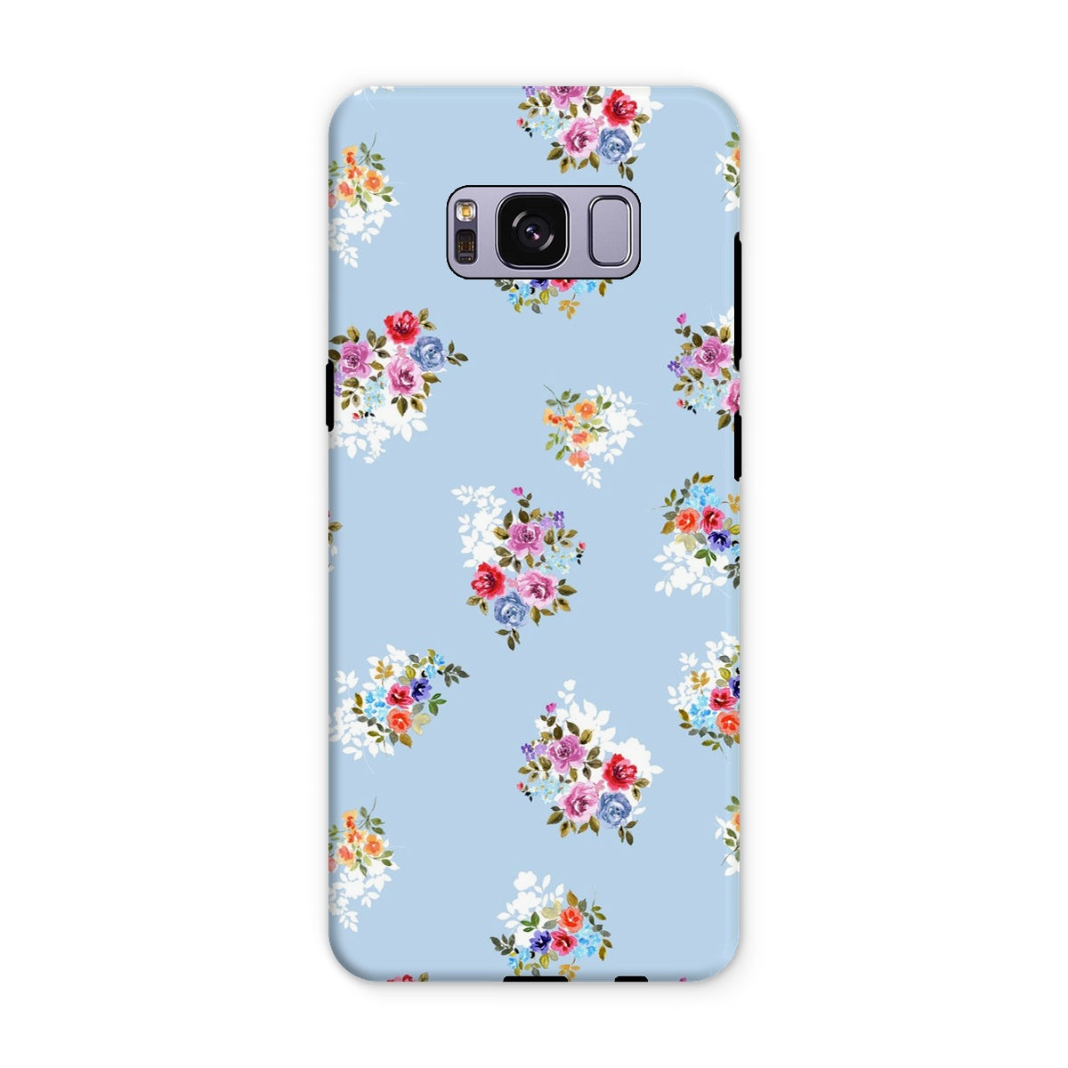 SKY BLUE FLORAL PRINT  Phone Case