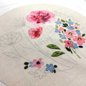 Hidden garden embroidery kit.