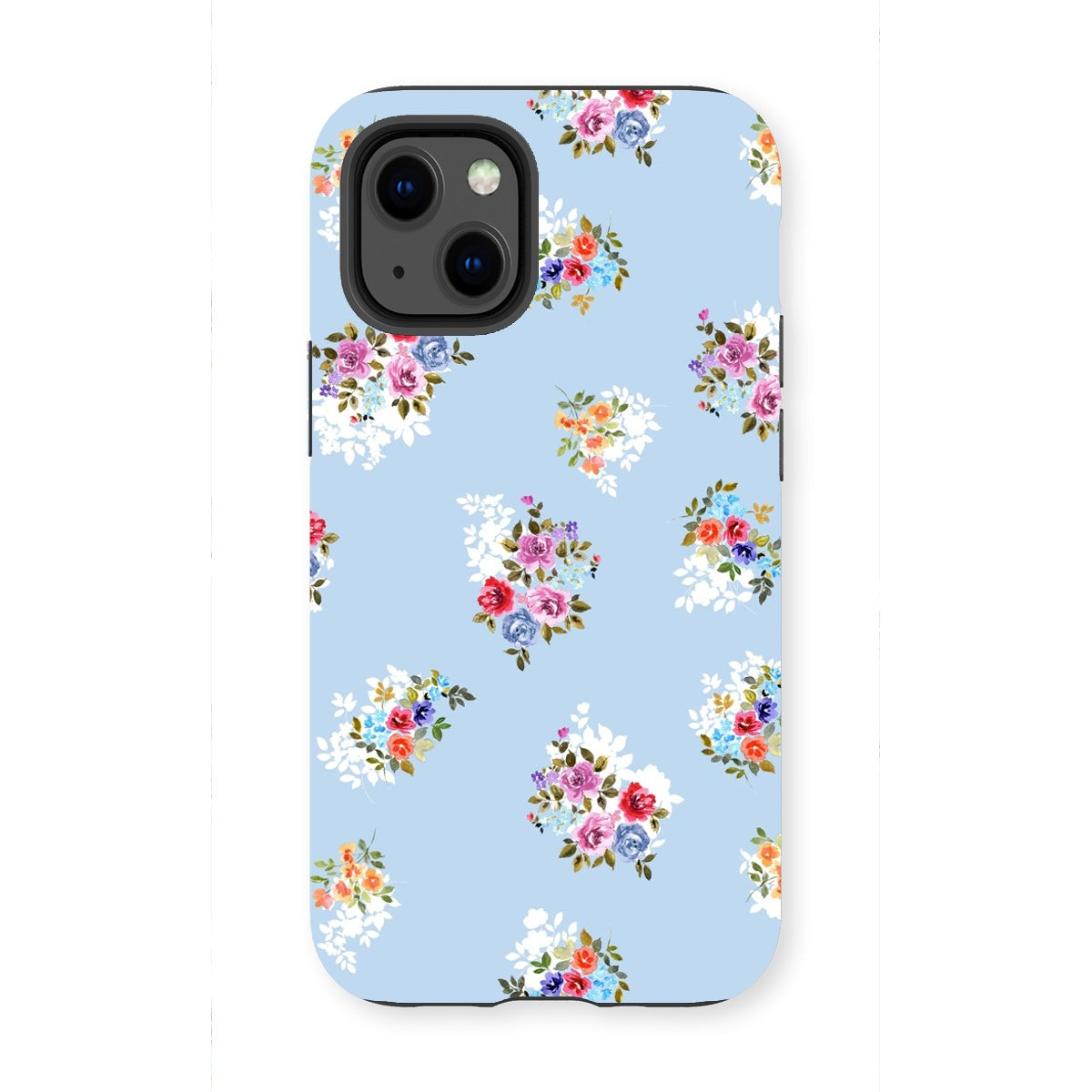 SKY BLUE FLORAL PRINT  Phone Case