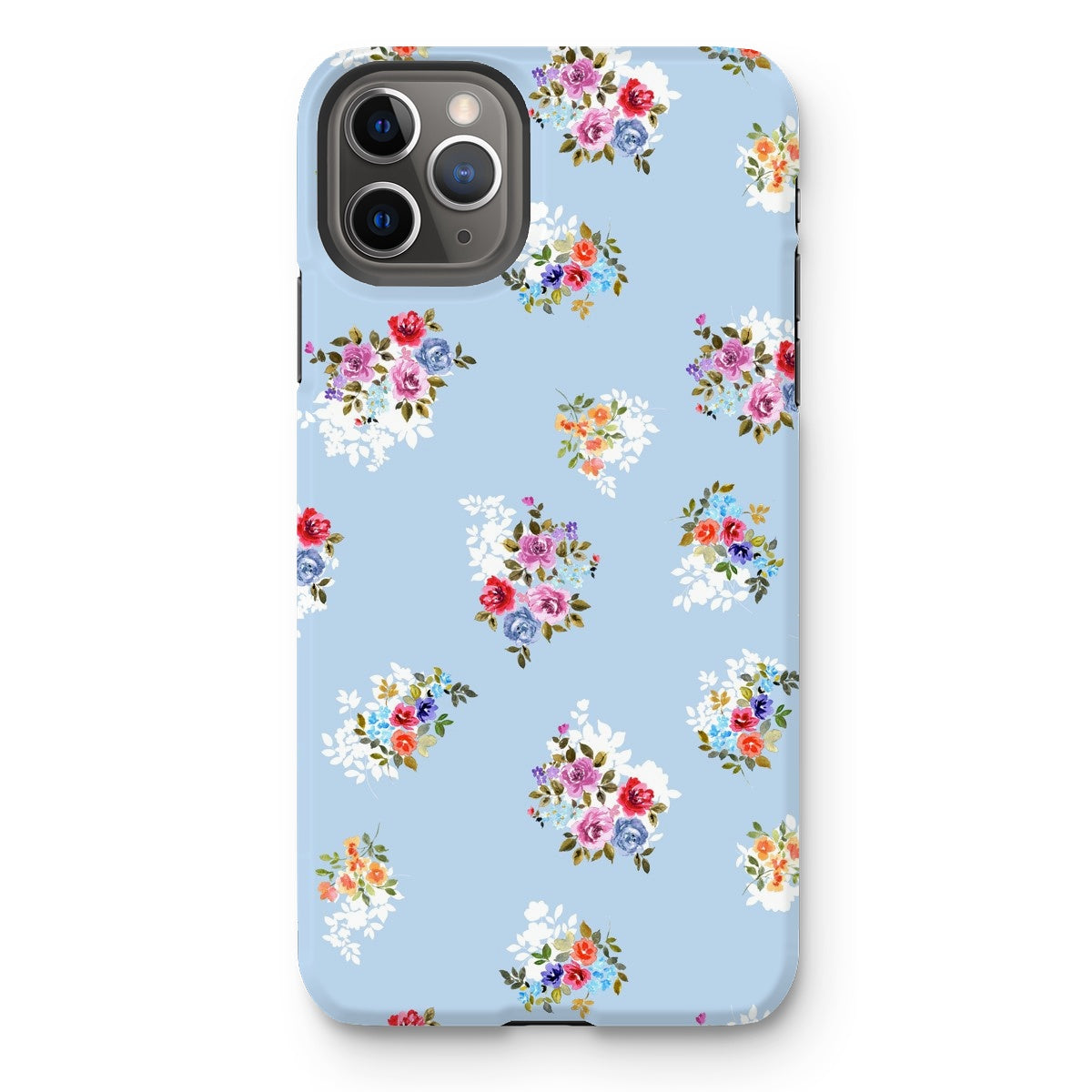 SKY BLUE FLORAL PRINT  Phone Case
