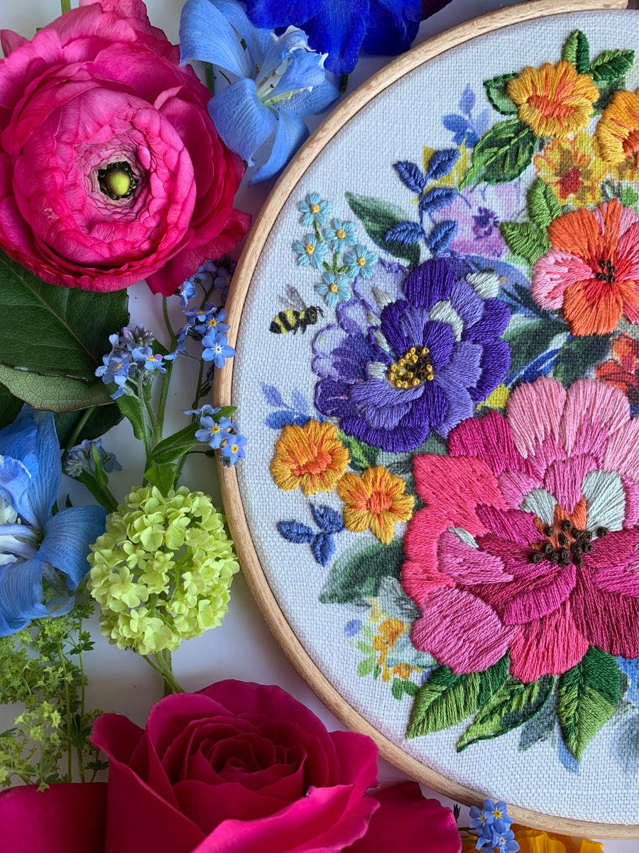 Bold and Beautiful Embroidery kit – Madaher