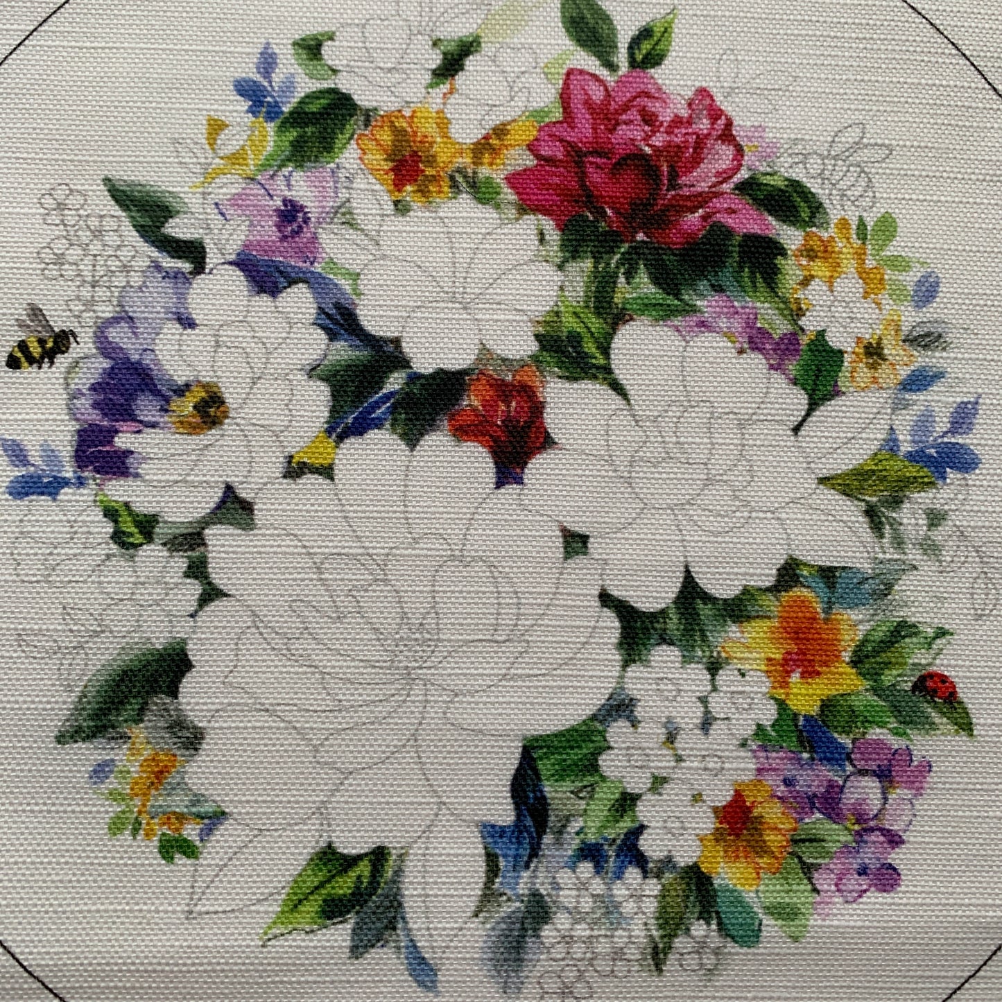 PRE ORDER** Bold and beautiful fabric panel.