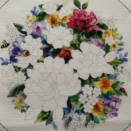 PRE ORDER** Bold and beautiful fabric panel.