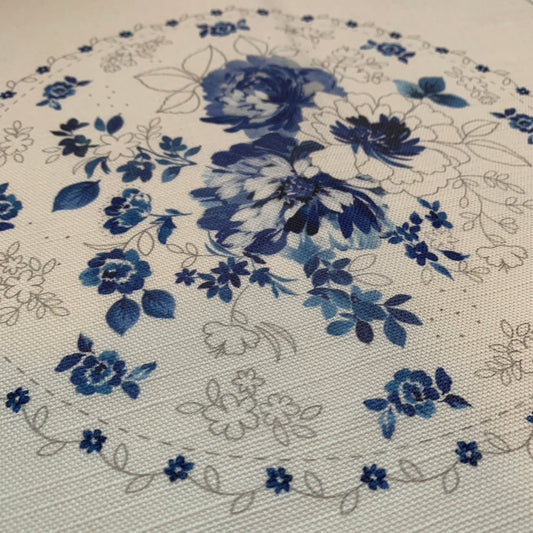 LAST CHANCE PRE ORDER** Indigo blue fabric panel