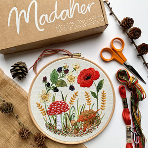 Woodland treasures Embroidery kit