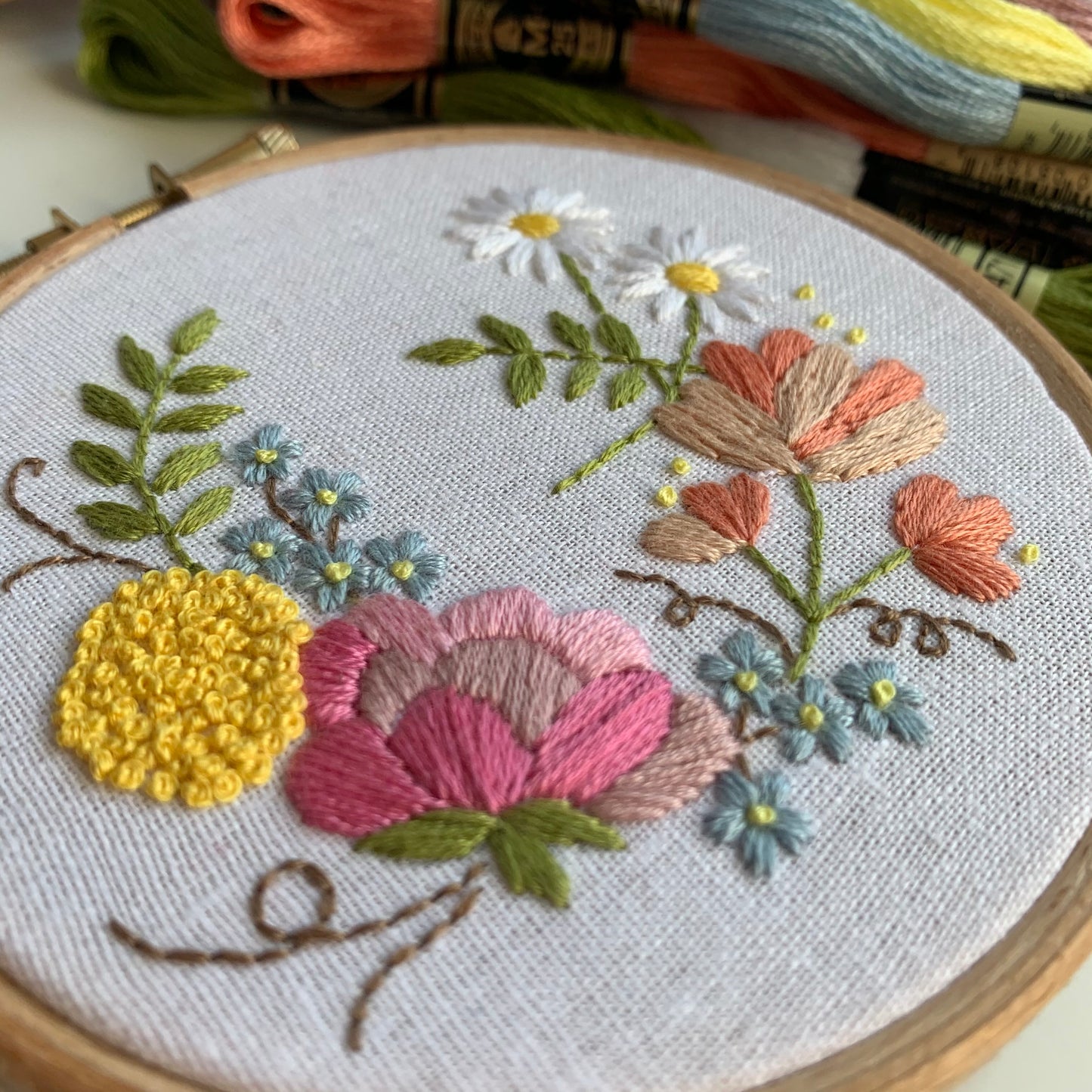 PDF 4 inch Petite Floral From the Petite Bouquet collection.