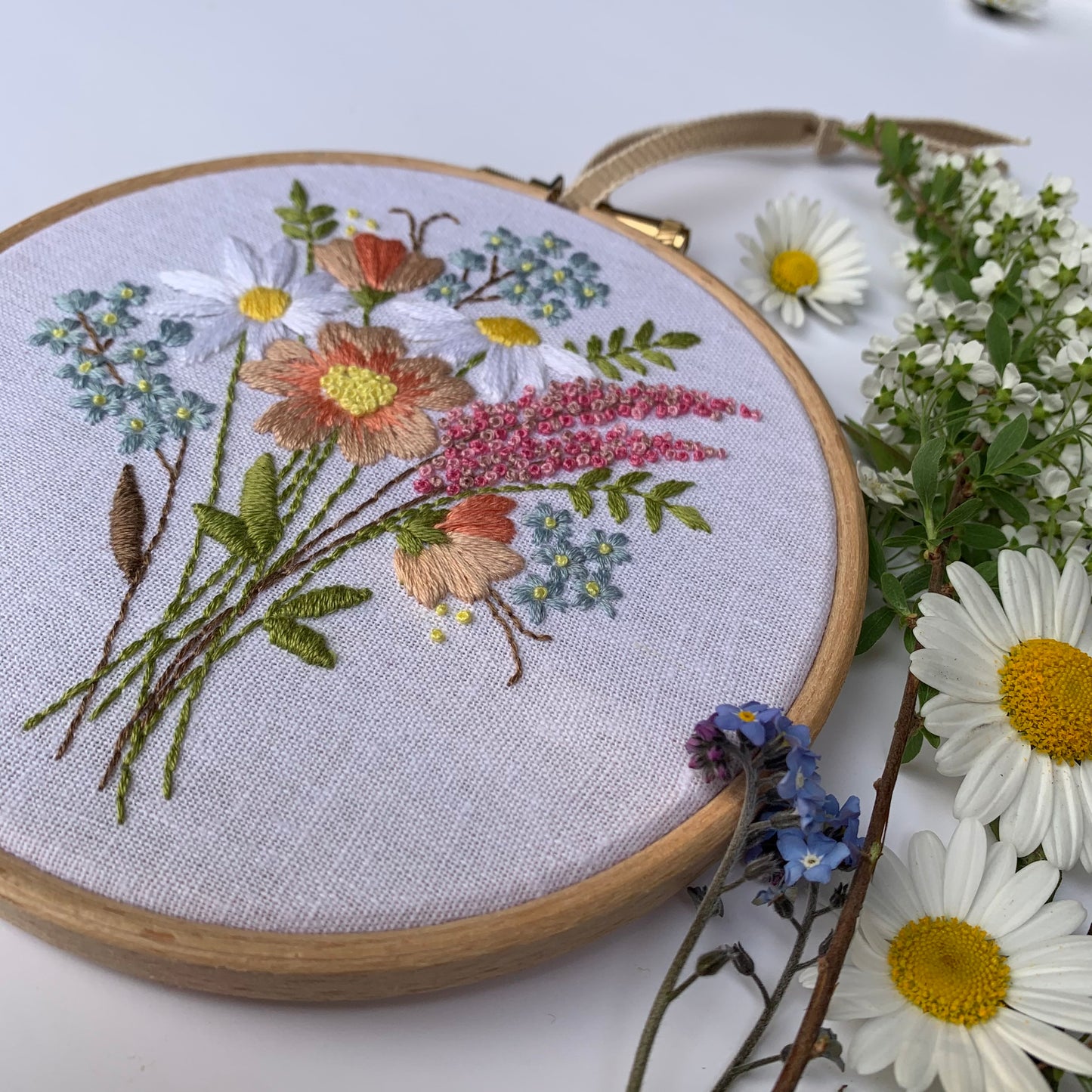 PDF 5 inch Petite Posy Hoop From the Petite Bouquet collection.