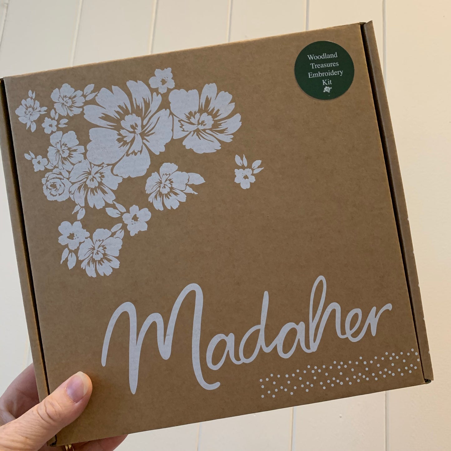 Woodland treasures Embroidery kit.