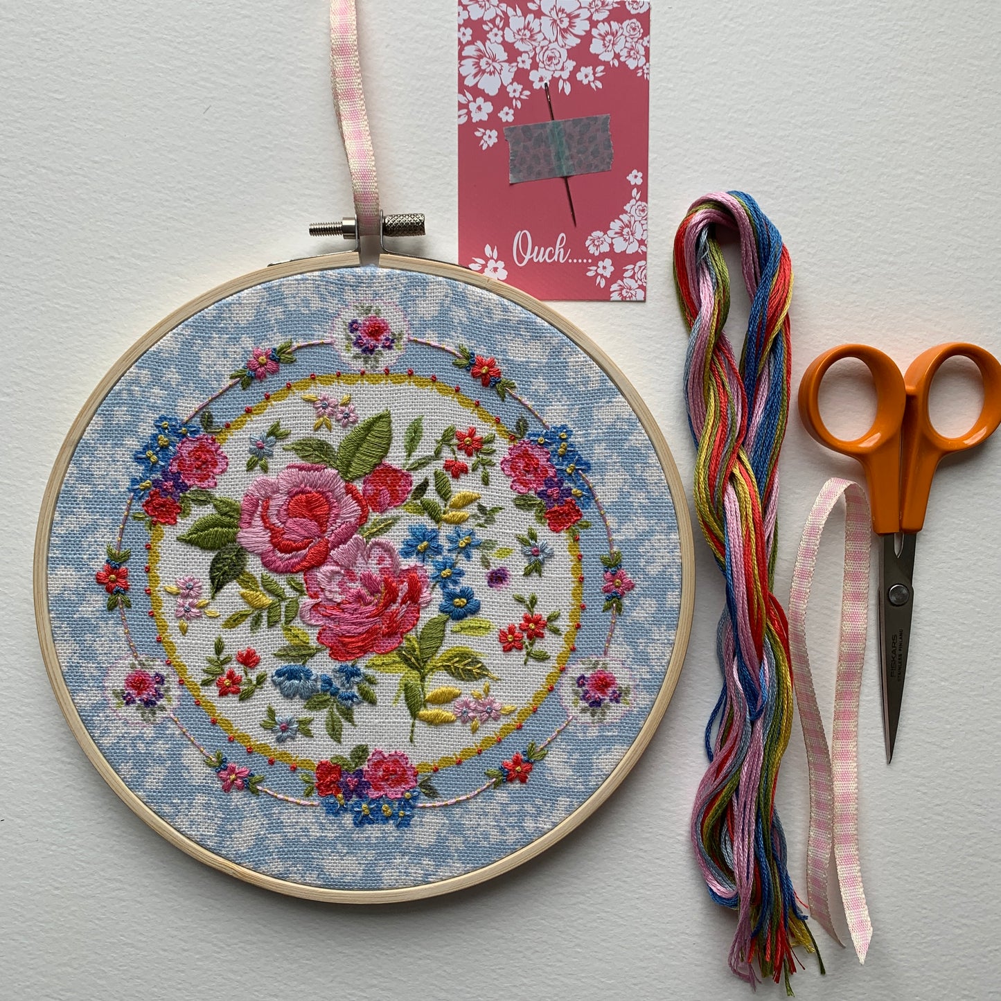 Porcelain Embroidery kit.
