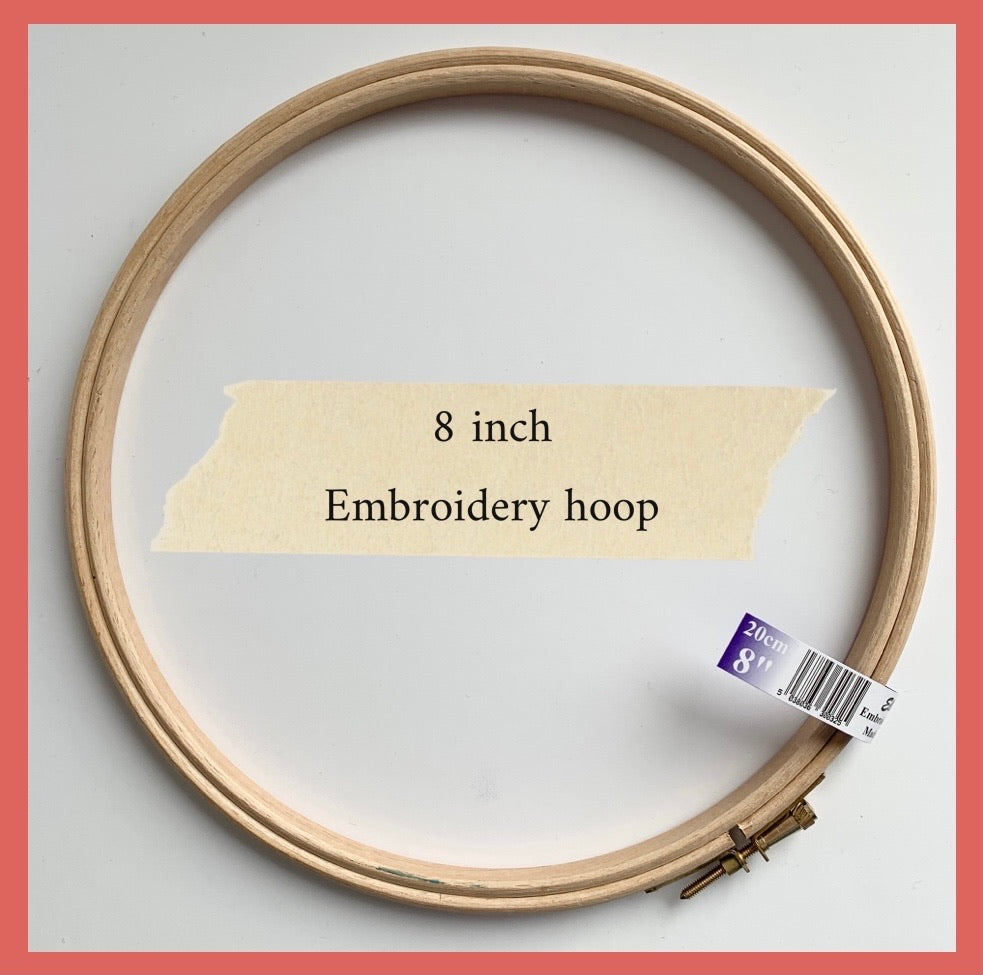 Elbesee Wooden Embroidery Hoop. 12 inch Diameter.