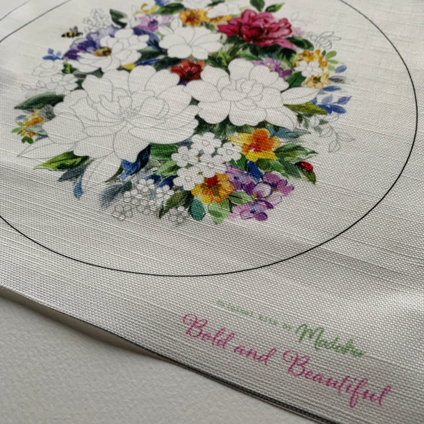 PRE ORDER** Bold and beautiful fabric panel.