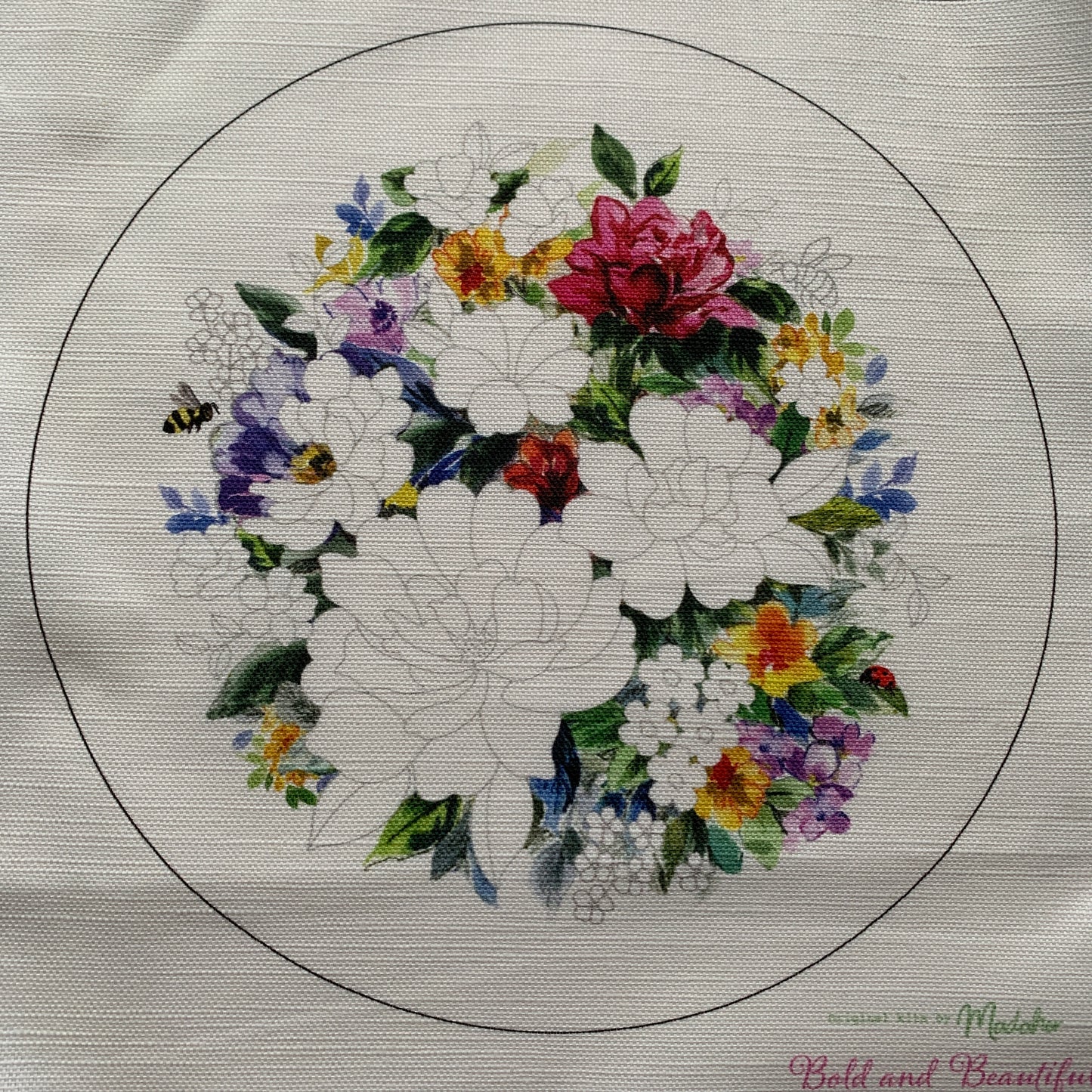 PRE ORDER** Bold and beautiful fabric panel.