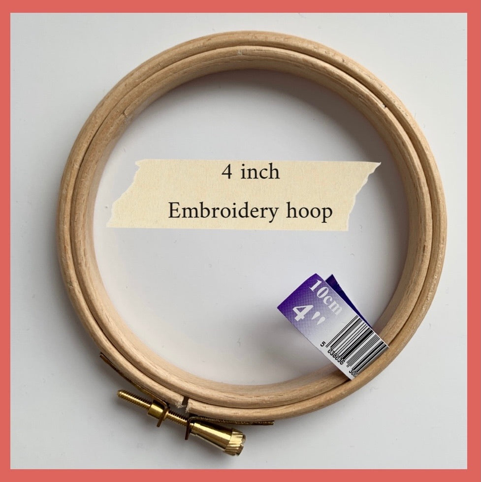 4 Inch (10 cm) Elbesee Wooden Embroidery hoop – Madaher