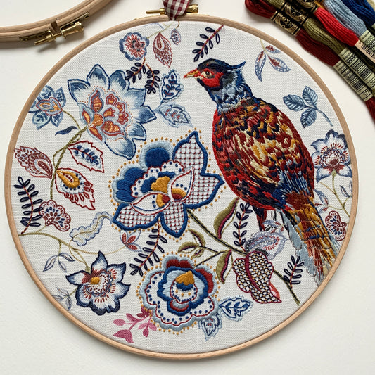 Chintz embroidery kit