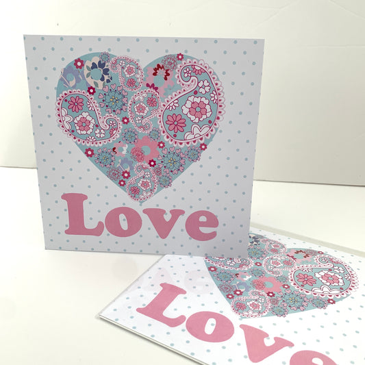 Love greeting card